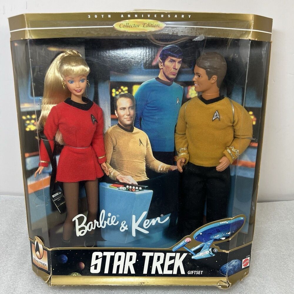 1996 Barbie And Ken Star Trek 30th Anniversary Collector Edition Vintage NRFB